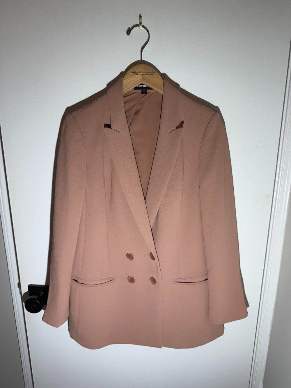 Express Blazer, Size Medium, Blush